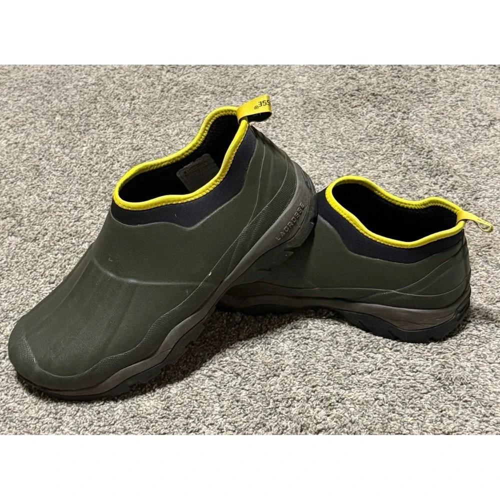 LaCrosse Alpha Mudlite Slip On Rubber Shoes Men's 12 Waterproof